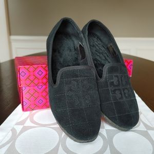 Tory Burch Cowley Slipper Deep Split Suede